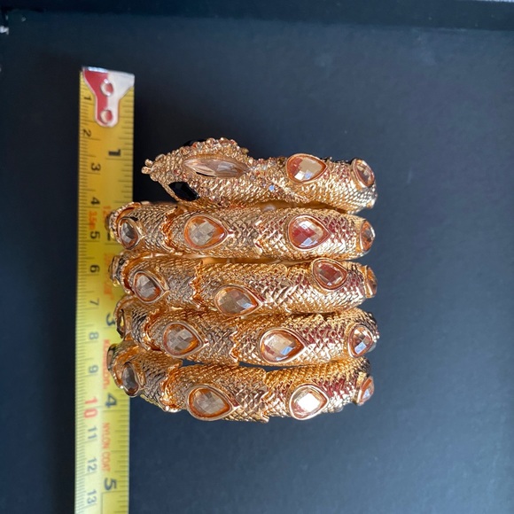 Magnificent Snake Arm Cuff / Bracelet New. Ships Free - Picture 10 of 12